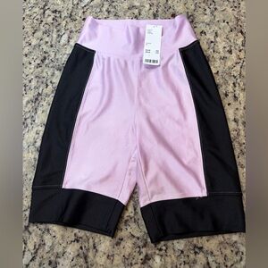 Urban Outfitters Pink and Black Bike Shorts